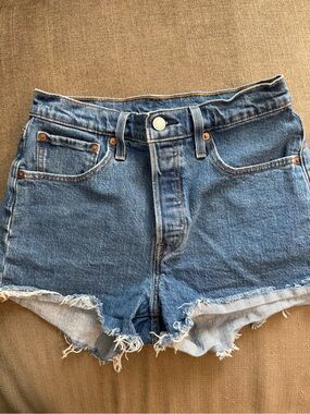 Classics  Levi’s 501s High-Rise Blue Denim Women’s Shorts